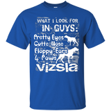 Vizsla Shirt - Love Vizsla Dog T Shirts_black=