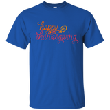 Happy Thanksgiving Leaf T-shirt_black