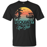 rockaway New York beach shirt_Black