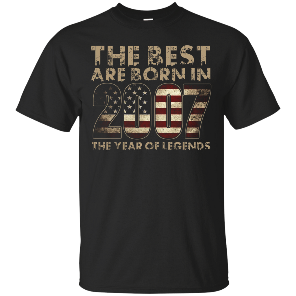 Legends The Best Are Born In 2007 10th Birthday 10 Years Old