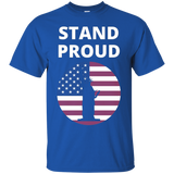 America Stand Proud Don't Kneel Patriotic Usa T-shirts_black