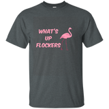 What's Up Flockers Pink Flamingo T-shirt_asphalt=