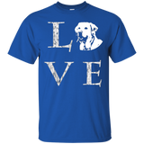 I Love My Labrador T-shirt Retriever Lover Tee_black=