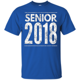 Senior Class Of 2018 T-Shirt Graduation Tee_Black