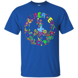 PEACE SIGN - CLASSIC FIT HIPPIE T SHIRT_Black