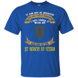 1st Infantry Division Veteran - Forever The Title Tshirt_black=