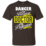 Dancer By Passion Doctor By Profession T Shirt_black