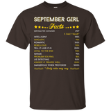 September Girl Facts Zodiac Virgo Pride Funny T-Shirts_Black
