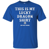 This Is My Lucky Dragon Shirt Funny Winged Creature Gift_Black