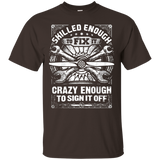 Skill enough to fix it aircraft mechanic shirt_Black