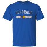 Retro State of Colorado Flag Shirt_Black