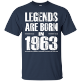 Legends Are Born In 1963 Shirt Funny 54th Birthday Gift Tee