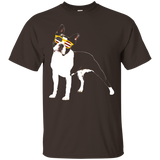 Patriotic Boston Terrier American Flag 4th of July Shirt_Black