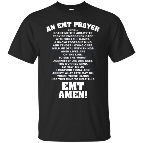 The Emt Prayer Emergency Medical Technician Shirts_black=