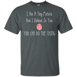 Tiny Kawaii Potato T-Shirt Kawaii Anime Clothes_Black