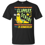 Rick & Morty Slippery Stair_Black