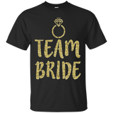 Womens Team Bride Bachelorette Party Matching Shirt_Black