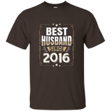 Best Husband Since 2016 T-shirt First Wedding Anniversary_asphalt=