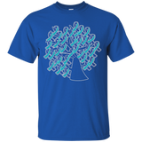 Suicide Prevention Awareness T Shirt Ribbon Tree_Black