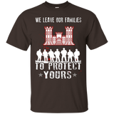 Combat Engineer Shirt We Leave Our Families Combat Engineer_black