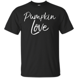 Pumpkin Love Shirt Cute Funny Autumn Tee_Black