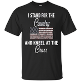 I Stand For The Country And Kneel At The Cross T Shirt_black