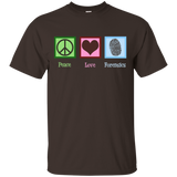 Peace Love Forensics T-Shirt_Black