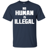 NO HUMAN IS ILLEGAL DACA T-shirt_Black