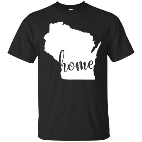 Wisconsin Home State Shirt Wi State Pride Shirt_black=