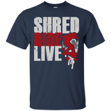 Shred Ride Live Mountainboarding Enthusiast T-shirt_black=