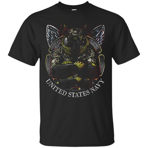 Navy Seabee We Build We Fight Tshirt_Black