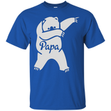 Papa Bear Cute Dabbing Funny Dab Dance Gift Shirt for Father_Black