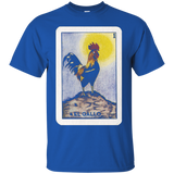 El Gallo The Rooster Loteria Party Time Tee_black=