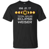 WEISER IDAHO Solar Eclipse Souvenir Gift T Shirt_Black