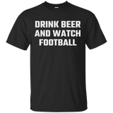 Drink Beer And Watch Football_black