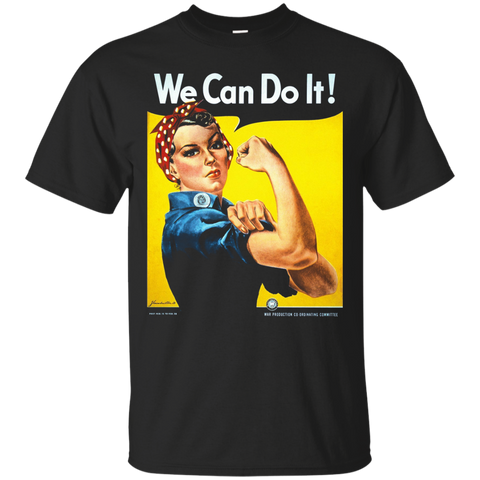 We Can Do It T-shirt_Black