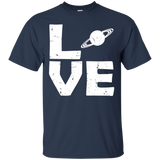 Love Saturn And The Space Galaxy Tshirt