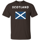 SCOTLAND T-shirt Flag Tee Scots Scottish National Country_Black