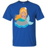 Cute Unique & Trendy Mermaid & Pearls Art T-shirt & Gift_black
