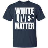 White Lives Matter tshirt- show that All lives matter_Black