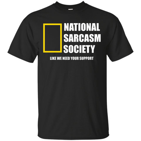National Sarcasm Society Tshirt_Black