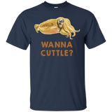 Wanna Cuttle Cuttlefish Tee Shirt_Black