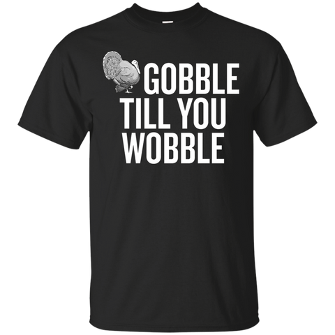 Gobble Till You Wobble T-shirt_black