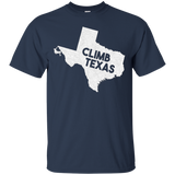 Rock Climbing Texas, Perfect for Climber T-shirt_Black