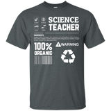 Science Teacher Content I Love Science T-Shirt_Black