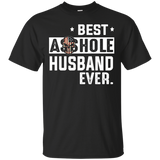 Best Asshole Husband Ever Funny T-shirt_black=