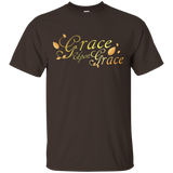 Grace Upon Grace Christian Bible Thanksgiving Fall Shirt_black