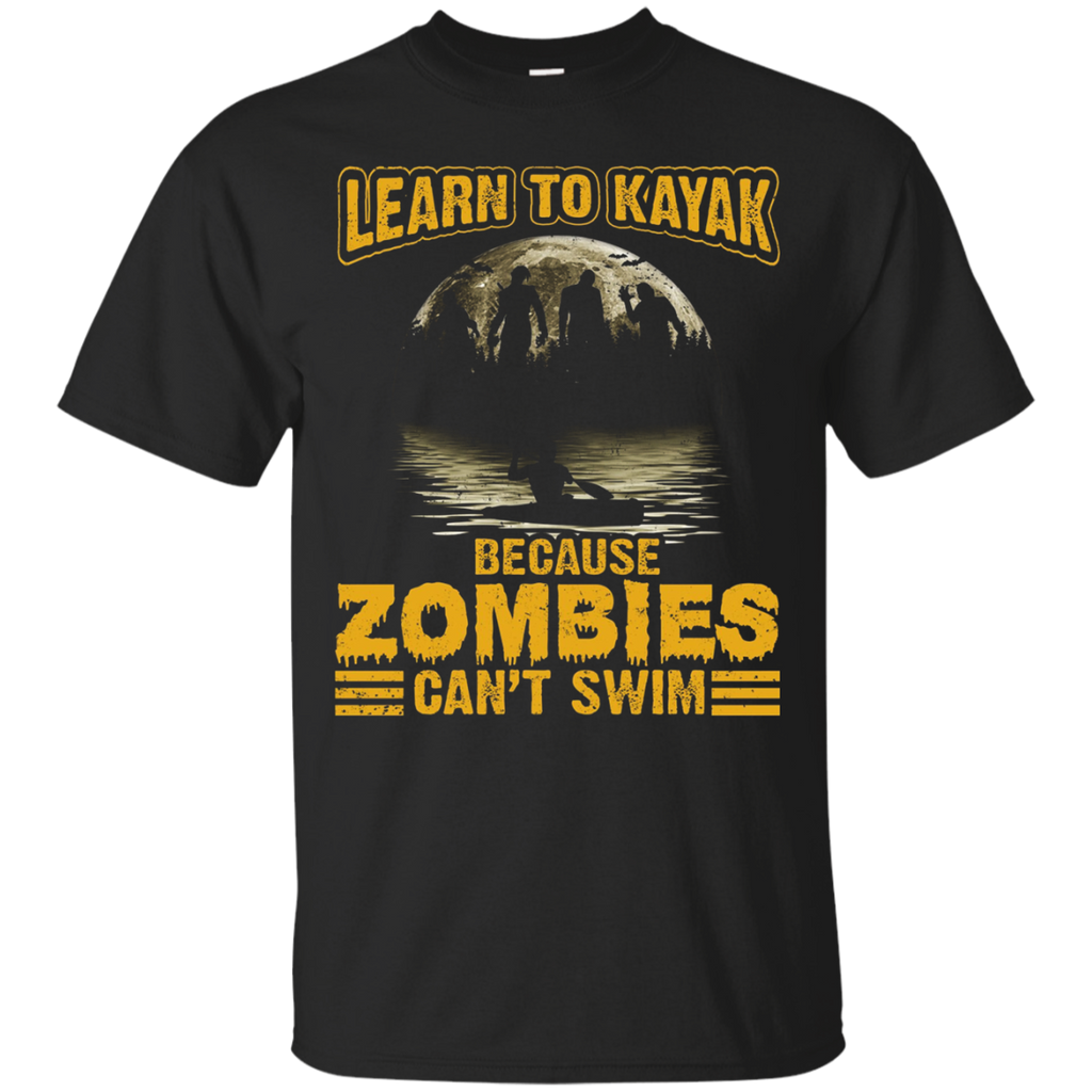 Learn To Kayak Because Zombies Can't Swim Funny