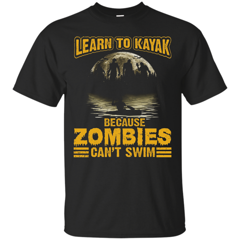 Learn To Kayak Because Zombies Can't Swim Funny