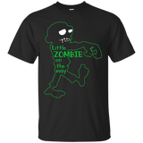 Little Zombie On The Way T-shirt Zombie Baby Lover_black=